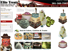 Tablet Screenshot of elitetreats.net